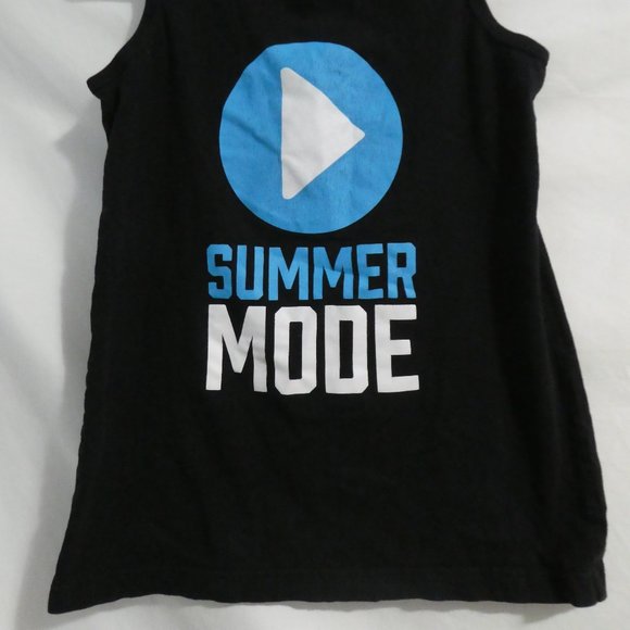 CHILDREN'S PLACE SPORT, large, 10-12, black graphic tank top - Picture 7 of 11